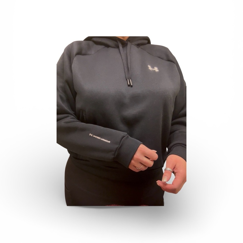 Under Amour Women’s Black Hoodie Sweater/Sweatshirt - Picture 2 of 4
